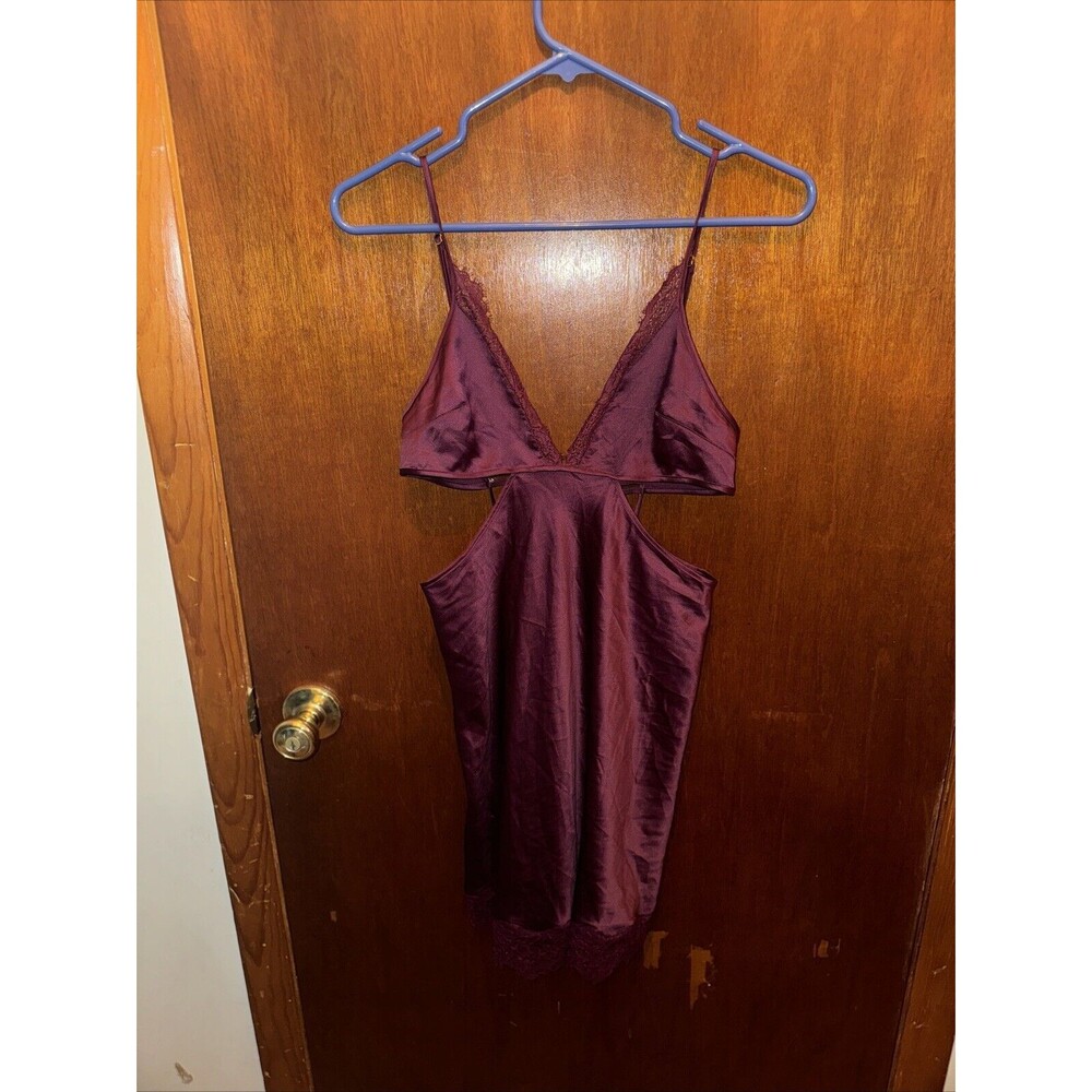NWT Victoria’s Secret Purple Open Side Slip Dress Size Small